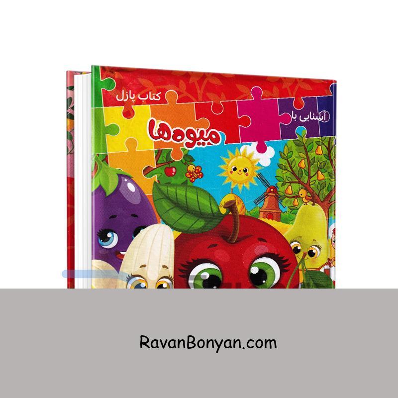 کتاب پازل آشنایی با میوه ها انتشارات همخونه از مهشــید شادمهر شریــف | روان بنیان